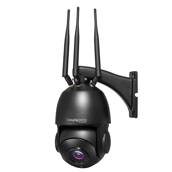 8MP LTE Solar Camera (4G) 24/7 Recording for builders and farmers - 60w 40ah + 128GB