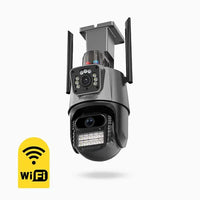 WiFi Dual Camera PTZ + Siren / Alarm - Dual Lens