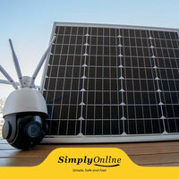5MP LTE Solar Camera (4G) 24/7 Recording for builders and farmers – 60w 40ah
