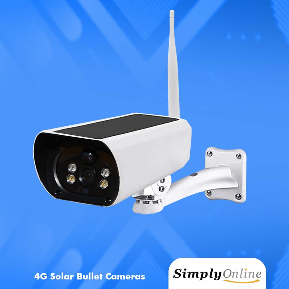4G Solar Bullet Camera + Extra Solar Panel