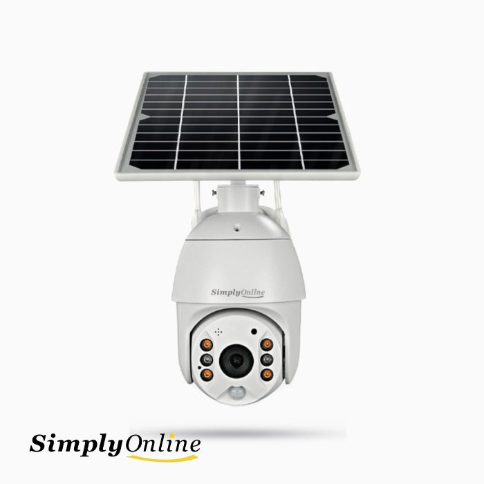 4G Solar Camera PTZ - Metal 3MP Black