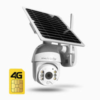 4G Solar Camera PTZ - Metal 3MP