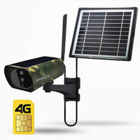 4G Solar Bullet Camouflage Camera + Extra Solar Panel