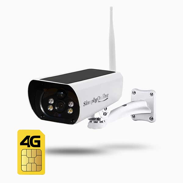 4G Solar Camera Bullet 4MP - Metal