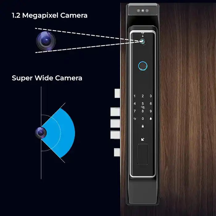 Smart Door Lock 3D Face Recognition, Fingerprint Lock, With Keypad