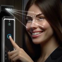 Smart Door Lock 3D Face Recognition, Fingerprint Lock, With Keypad