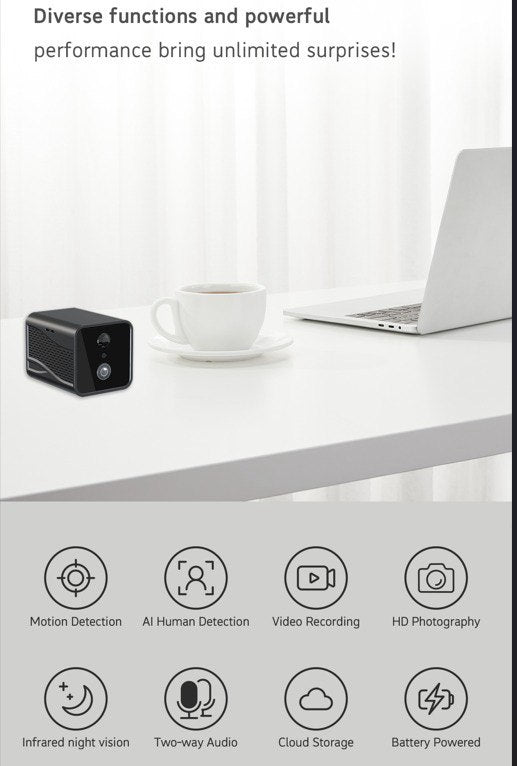 4G Mini 3MP Wired Camera