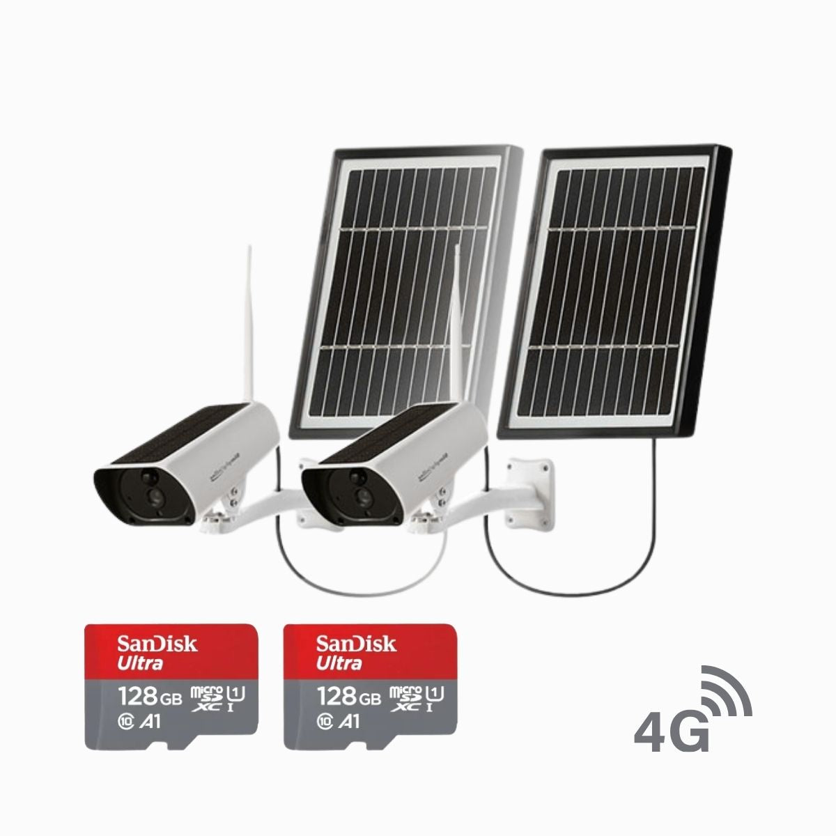 Bundle 4G Bullet Pack (2x Bullet+Panel & 2x 128GB)