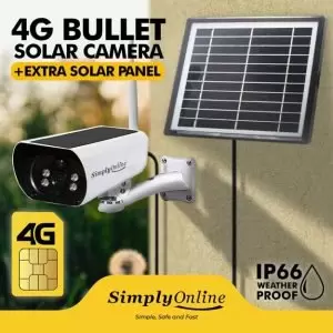4G Solar Bullet Camera + Extra Solar Panel - Image 8