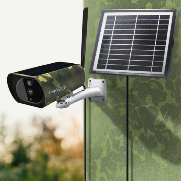 4g solar camera как подключить