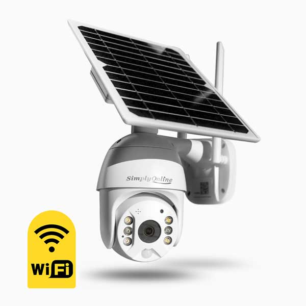 WiFi Solar PTZ Camera wireless cctv home security systems