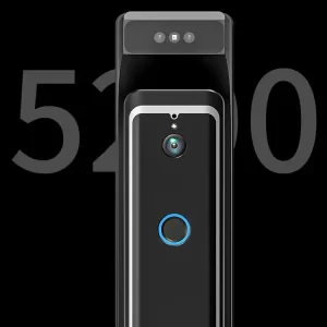 Smart Door Lock 3D Face Recognition, Fingerprint Lock, With Keypad - Image 11