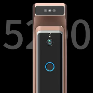 Smart Door Lock 3D Face Recognition, Fingerprint Lock, With Keypad - Image 5